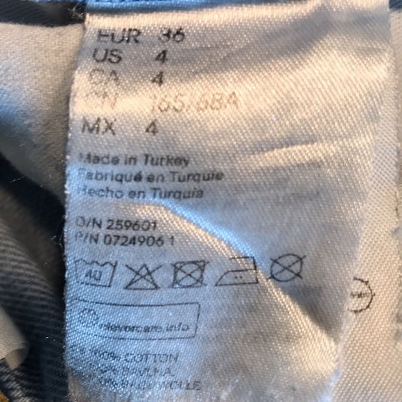 H&M &Denim Boyfriend Low Waist Destroyed Jeans - Picture 6 of 11